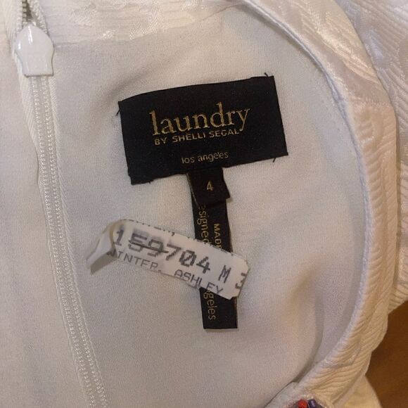 Laundry by Shelli Segal Beaded Summer Dress Size 4 - Picture 9 of 10